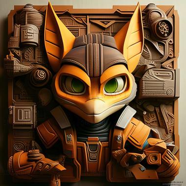 3D model Ratchet  Clank 2016 game (STL)